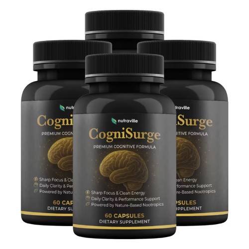 CogniSurge natural brain supplement for memory focus and clarity