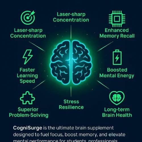 CogniSurge benefits for sharper memory and recall